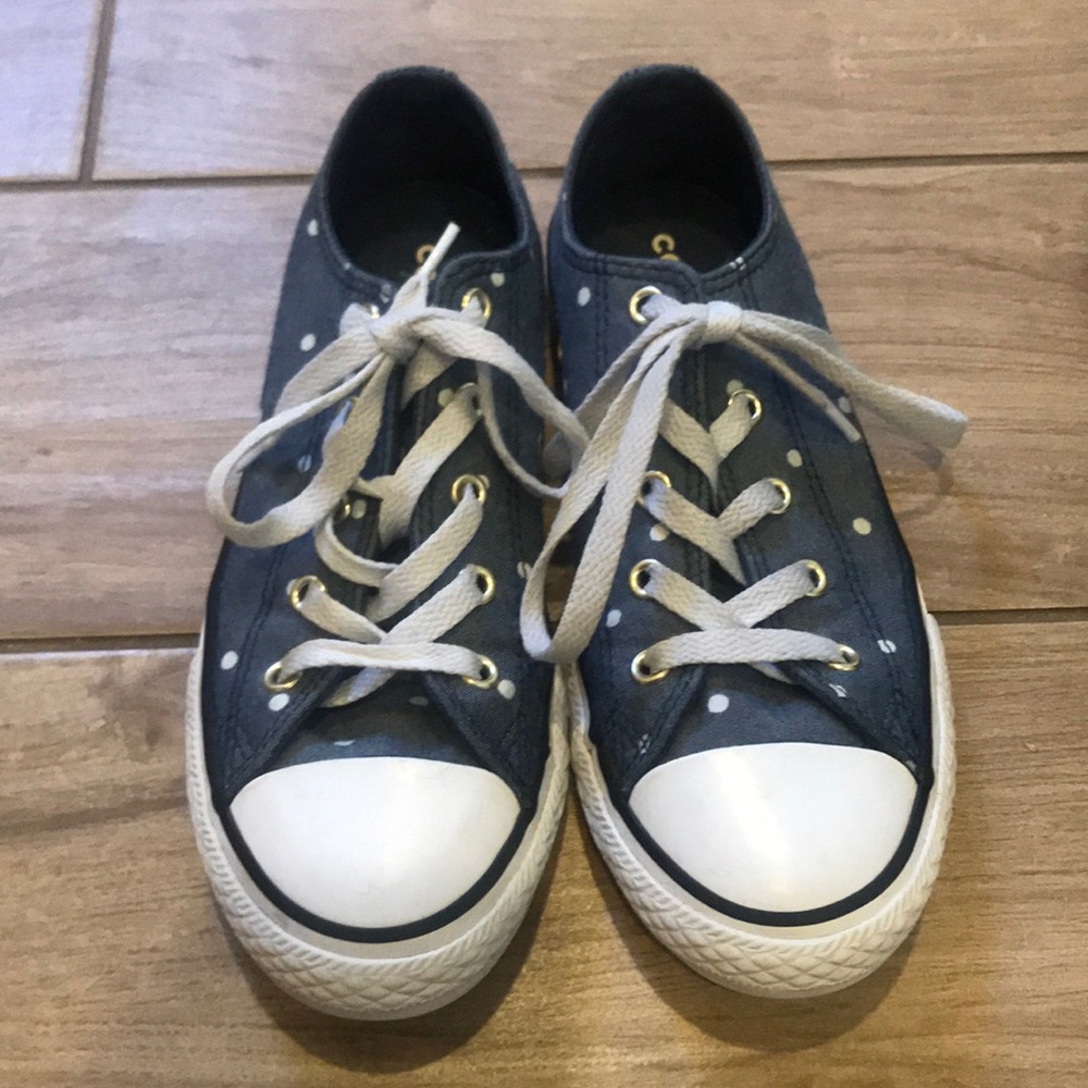 Girls Polk a Dot Converse
